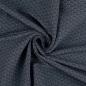 Preview: Bengalin Jacquard, schwarz-jeansblau